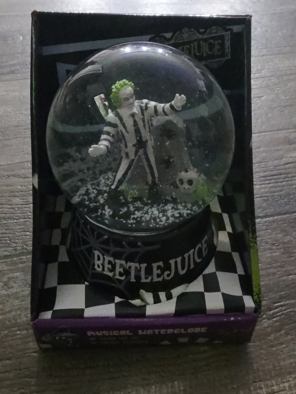 Bettlejuice Musical Water Globe